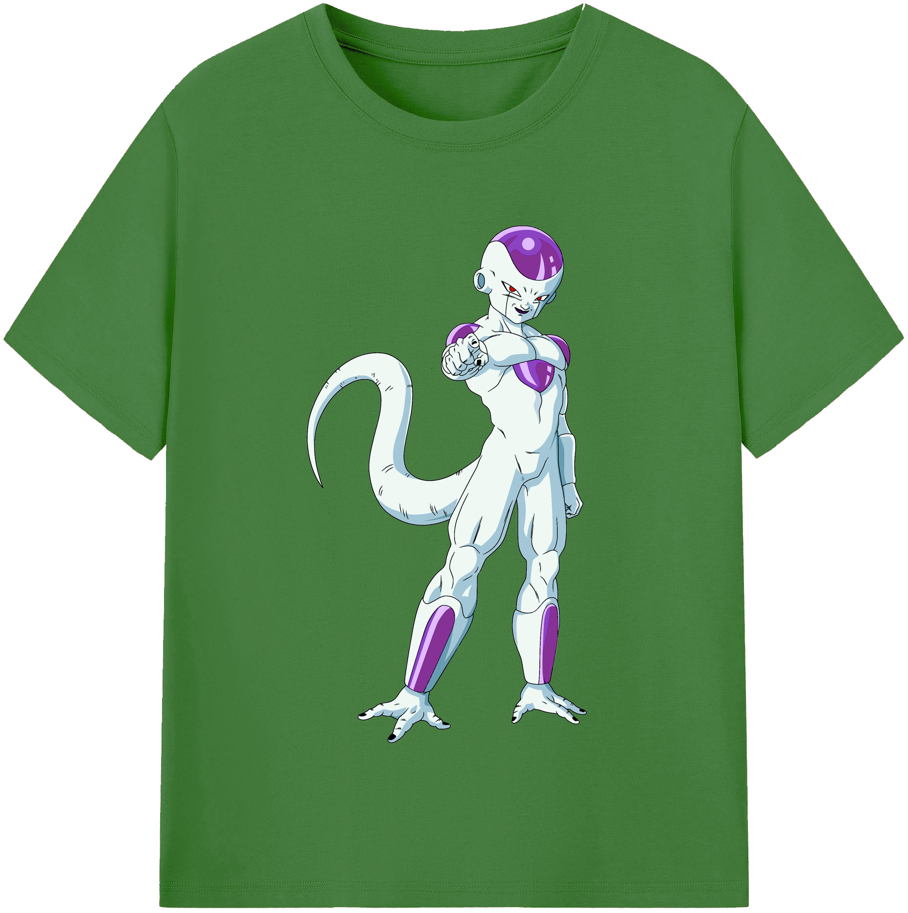 （画像用） ドラゴンボール フリーザ DRAGON BALL Frieza レディースカジュアルプリントTシャツ（綿100％）